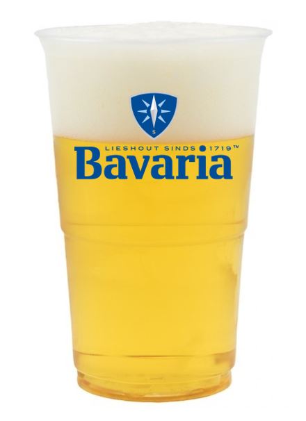 Verplicht Narabar Kroniek Bierglas Bavaria Plastic 1250x 20-25 cl.* - Horecagroothandel Scheerder