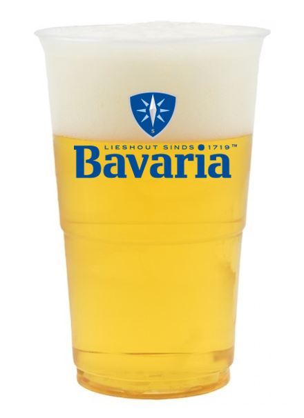 spiritueel passie video Bierglas Bavaria Plastic 1250x 20-25 cl.* - Horecagroothandel Scheerder